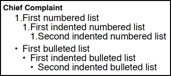 encounter PDF indented twice