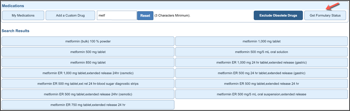 search medication get formulary