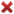 red x delete icon