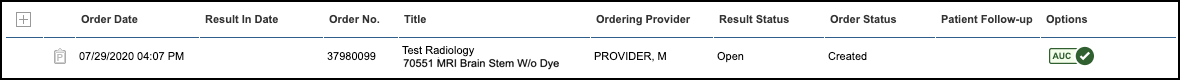 consult AUC completed orders page