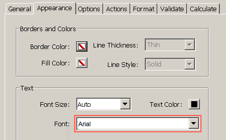 editable PDF font