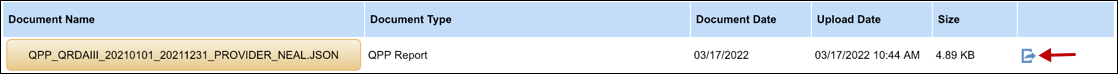 upload QPP report