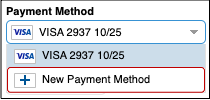 instamed new payment method