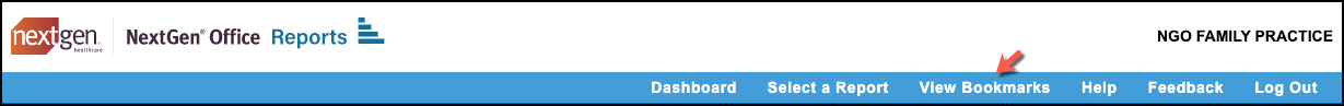 view bookmarks
