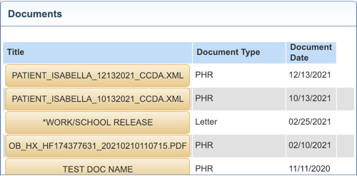 chart preview documents