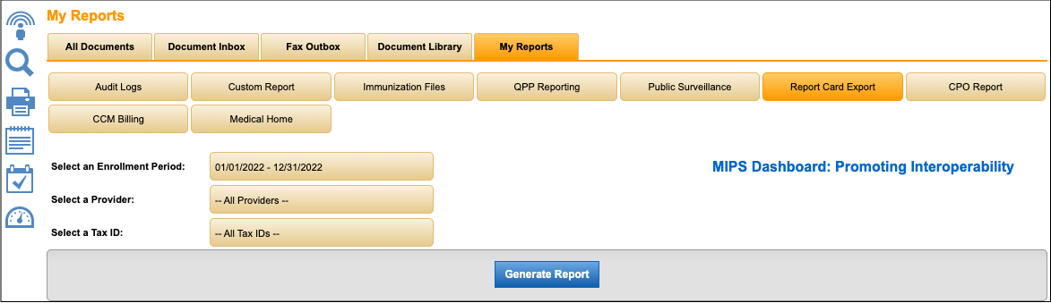report card export