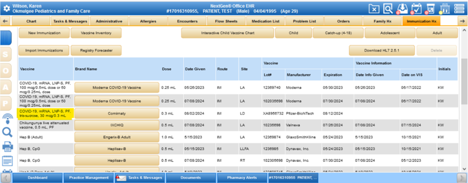 Vacc list imp