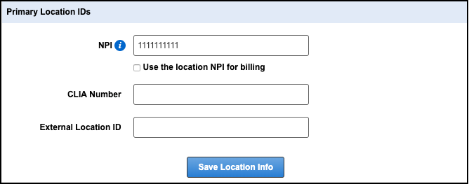locations NPI