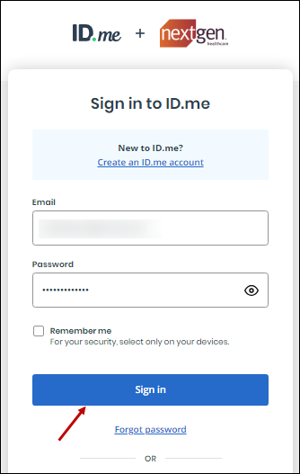 IDP Signin