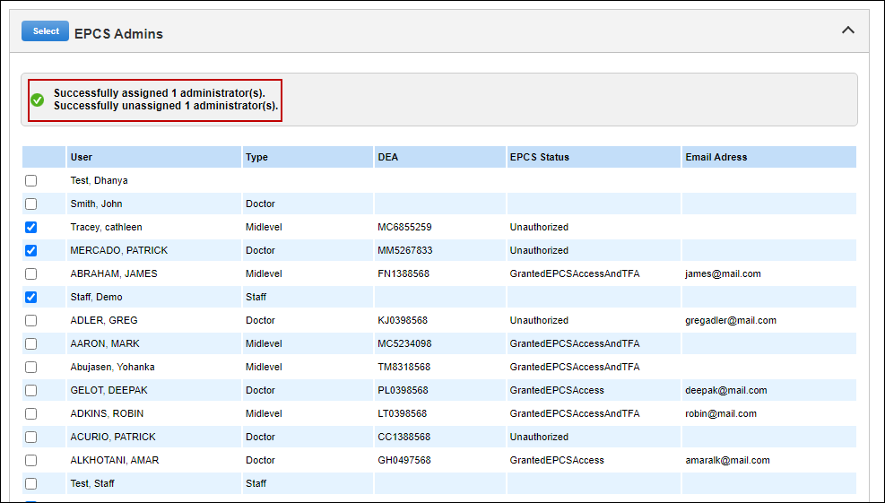 Assign Admin 2