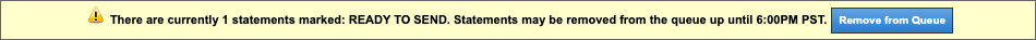 remove from statements queue