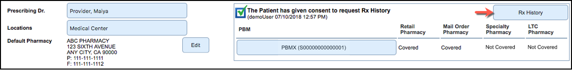 Rx History