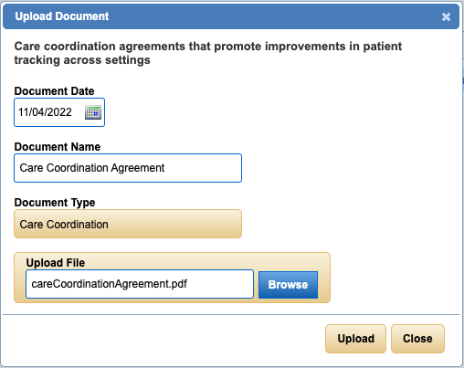 IA upload document