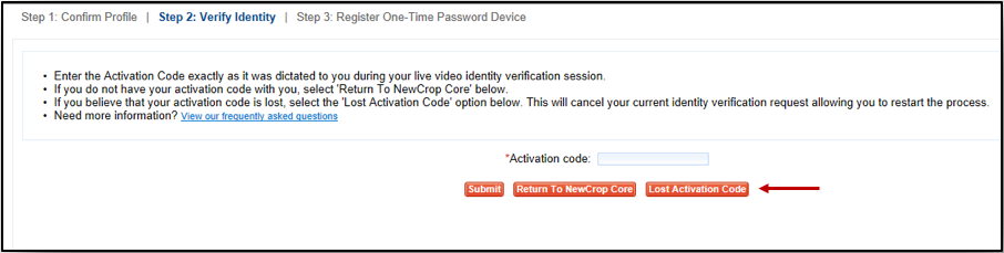 Lost code