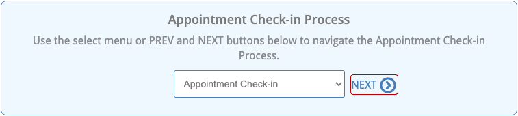 appt check-in
