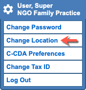 change location