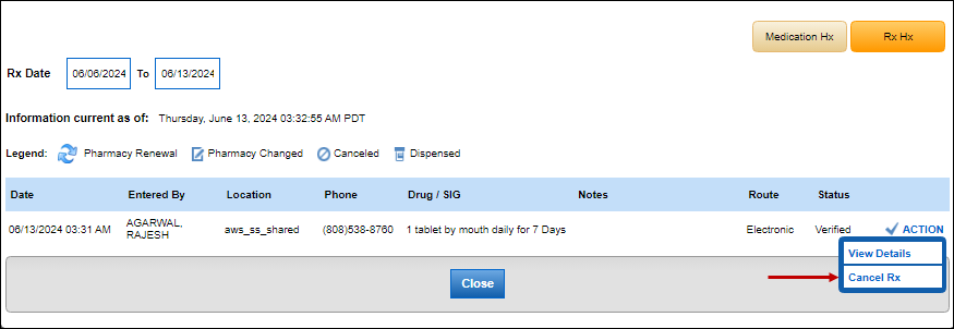 Cancel Rx 1