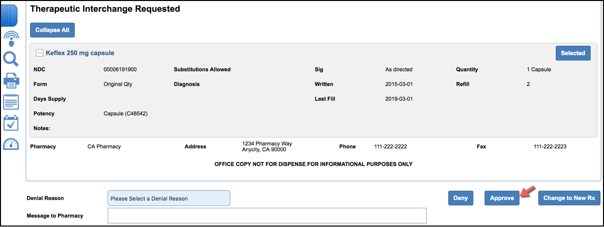 approve alternative med