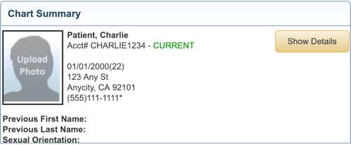 chart preview summary