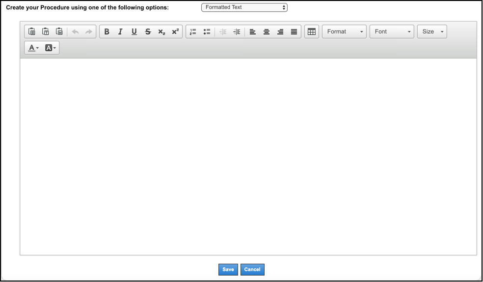 office procedures create