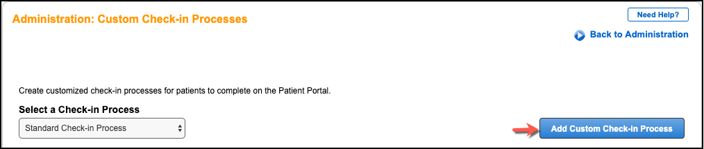 custom check-in processes add