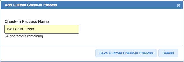 custom check-in processes save