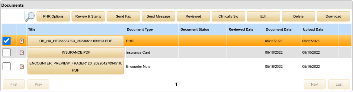 administrative documents