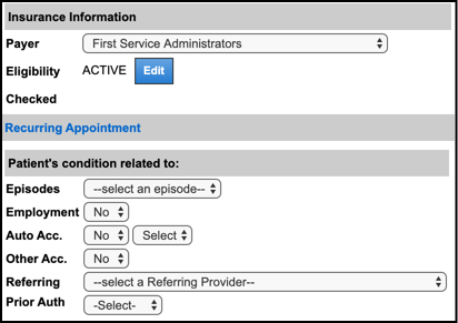 schedule appts advanced
