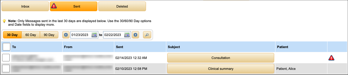 direct messages sent