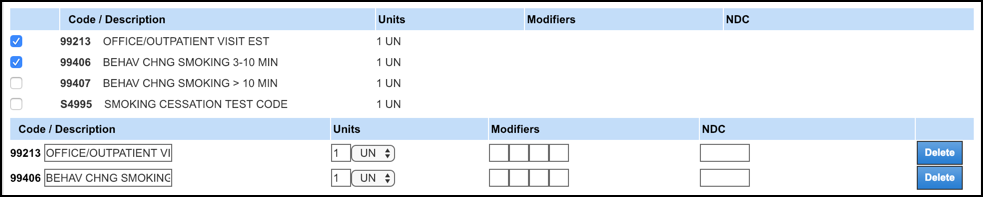 office procedures code