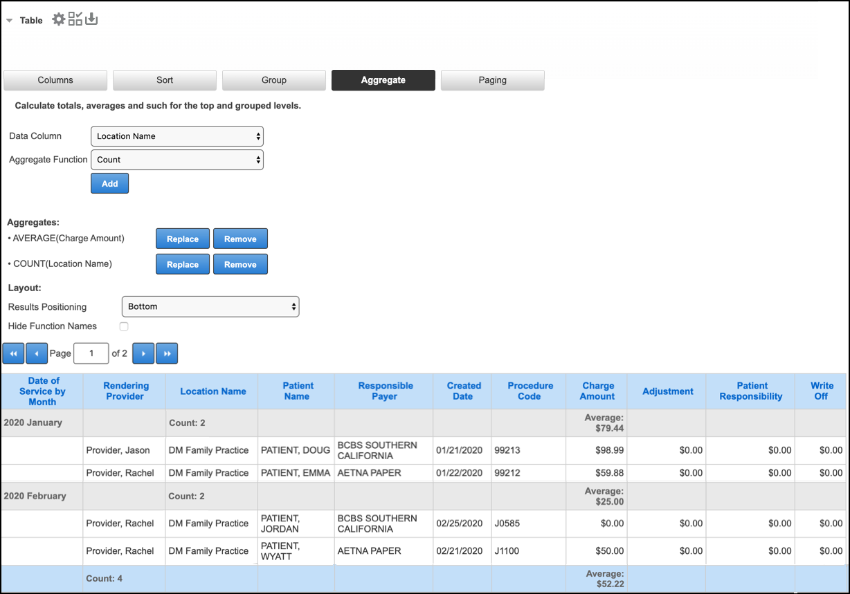 analysis grid aggregate