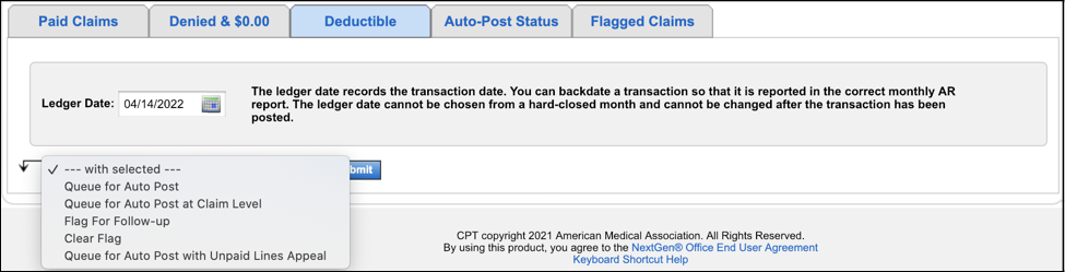 ERA dashboard autopost