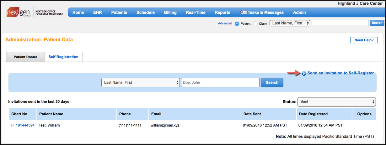 enable access self registration