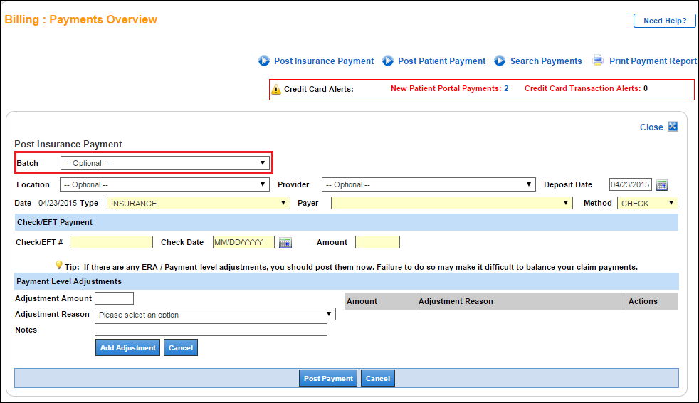 associate insurance payment